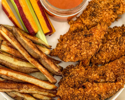 Crispy Baked Fajita Chicken Tenders