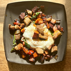 Pork and Veggie Breakfast Skillet