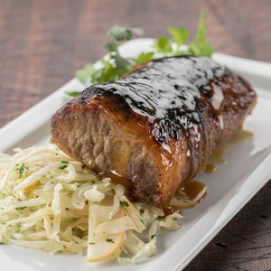 Maple-Mustard Glazed Pork Loin Roast