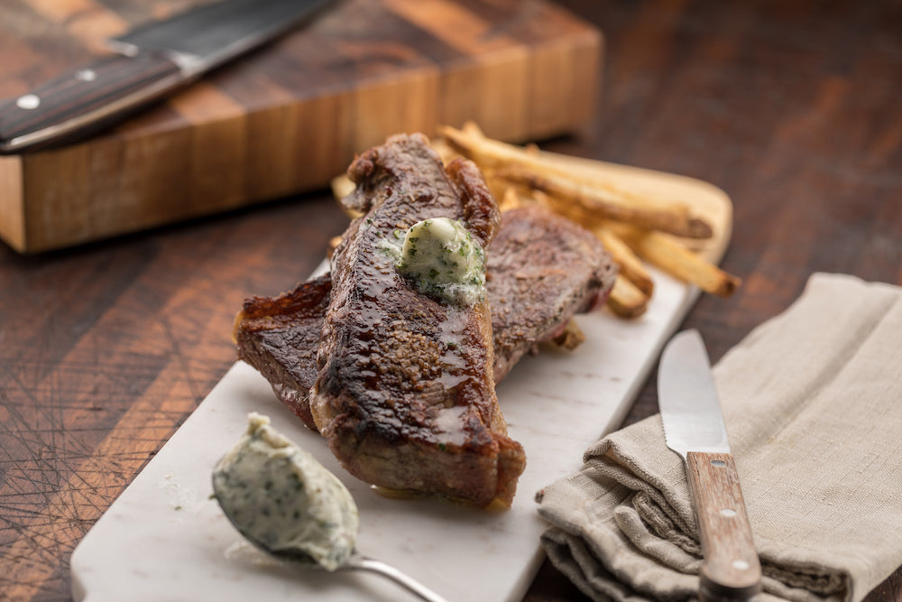 New York Strip, Béarnaise Butter, and Proper Pommes Frites