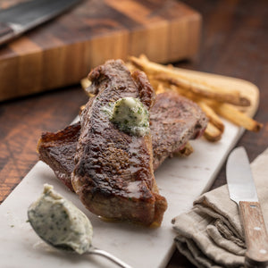 New York Strip, BĂ©arnaise Butter, and Proper Pommes Frites