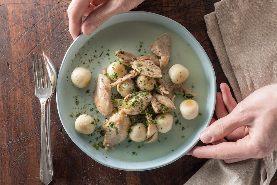 Braised Mirin-Infused Chicken Drumsticks
&ndash; Grass Roots Farmers' Cooperative