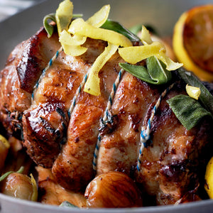 Citrus Braised Pork Roast with Mojo de Ajo