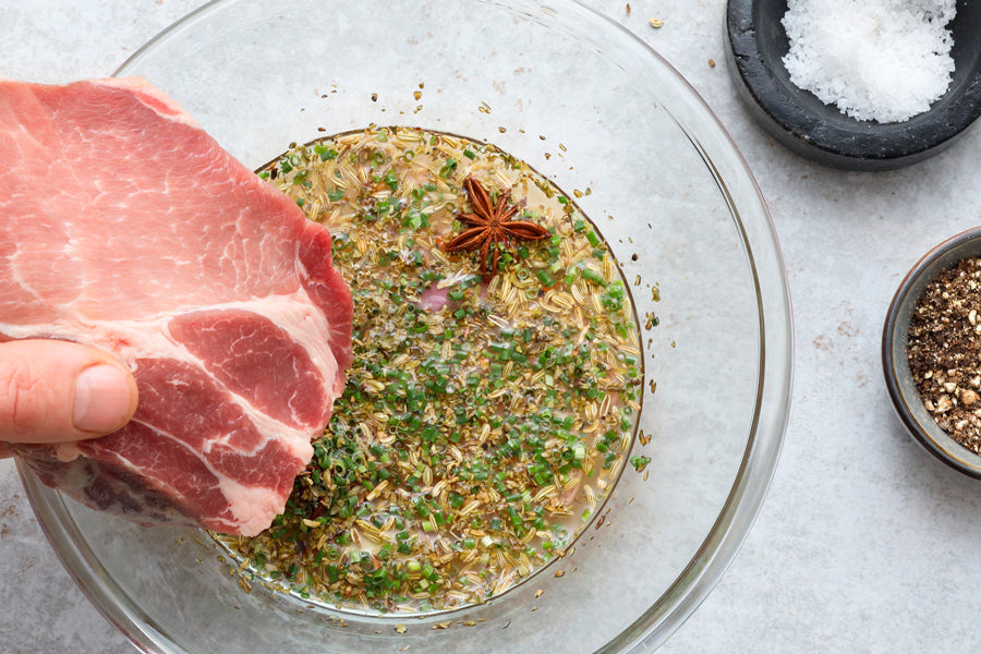 Herbaceous Pan-Seared Pork Steak