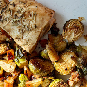 Balsamic Harvest Turkey & Veggie Sheet Pan