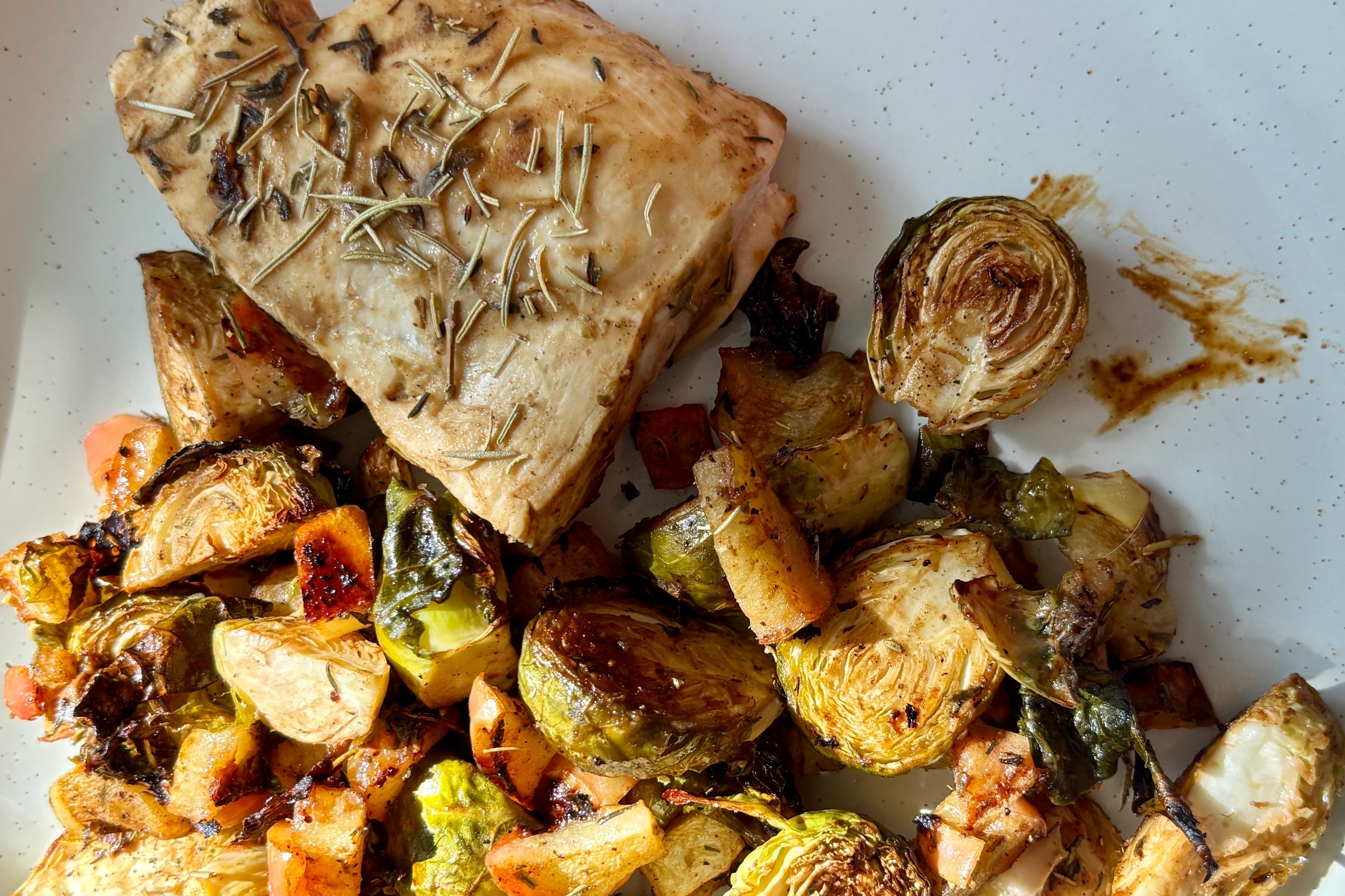 Balsamic Harvest Turkey & Veggie Sheet Pan