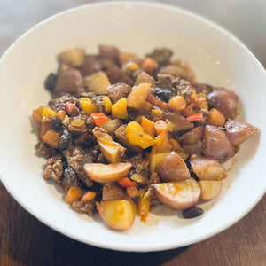 Picadillo Beef with Potatoes and Carrots