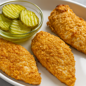 Pickle-Brined, Potato-Crusted Chicken