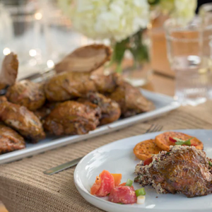 Sorghum-Mustard Chicken Thighs