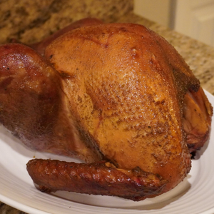 Maple Bourbon Smoked Turkey