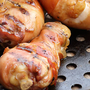 Grilled Drumsticks Wrapped in Bacon | Great for a Quick Weeknight Meal