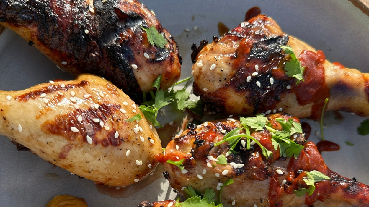 grilled chicken legs
