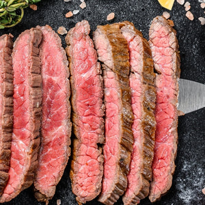 Soy-Ginger Glazed Steak with Sesame Pineapple Salsa