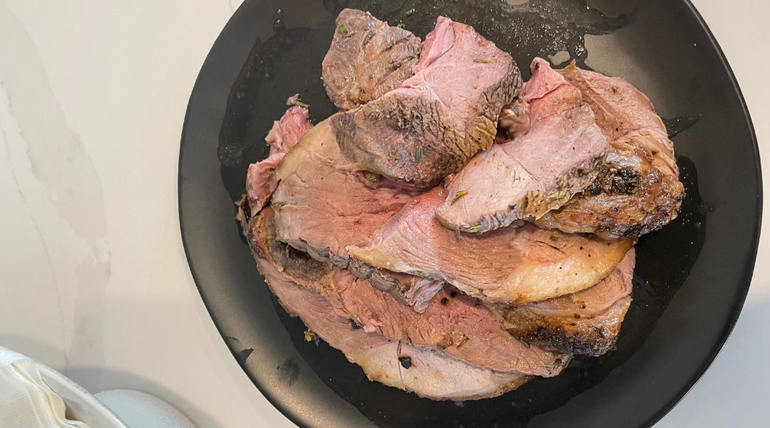 Garlic & Rosemary Roasted Leg of Lamb