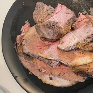 Garlic & Rosemary Roasted Leg of Lamb