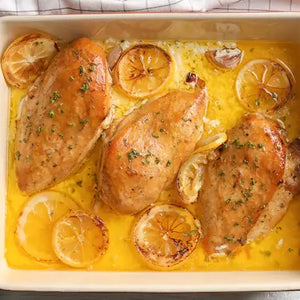 Chicken Breasts With Brown Butter, Green Tea Sauce
