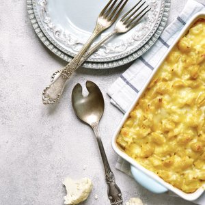 Oven Fried Chicken and Mac and Cheese