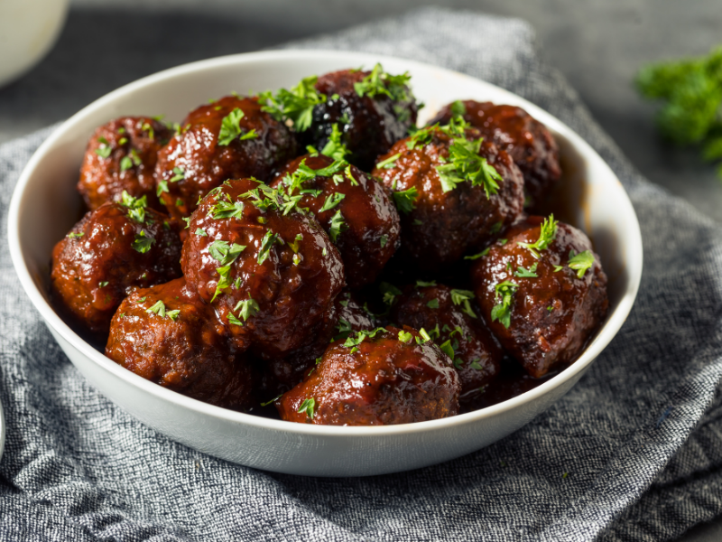 Concord Jelly Cocktail Meatballs