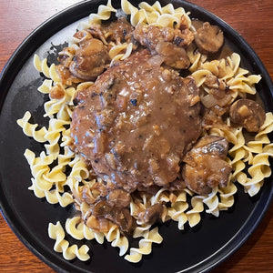 Simple Single-Sided Salisbury Steak
