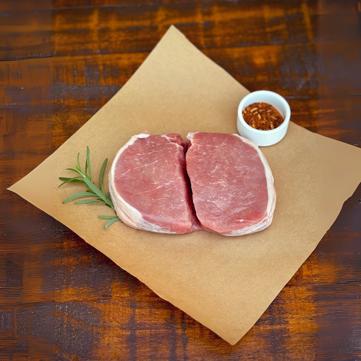 Pastured Pork Butterflied Chops, Center Cut