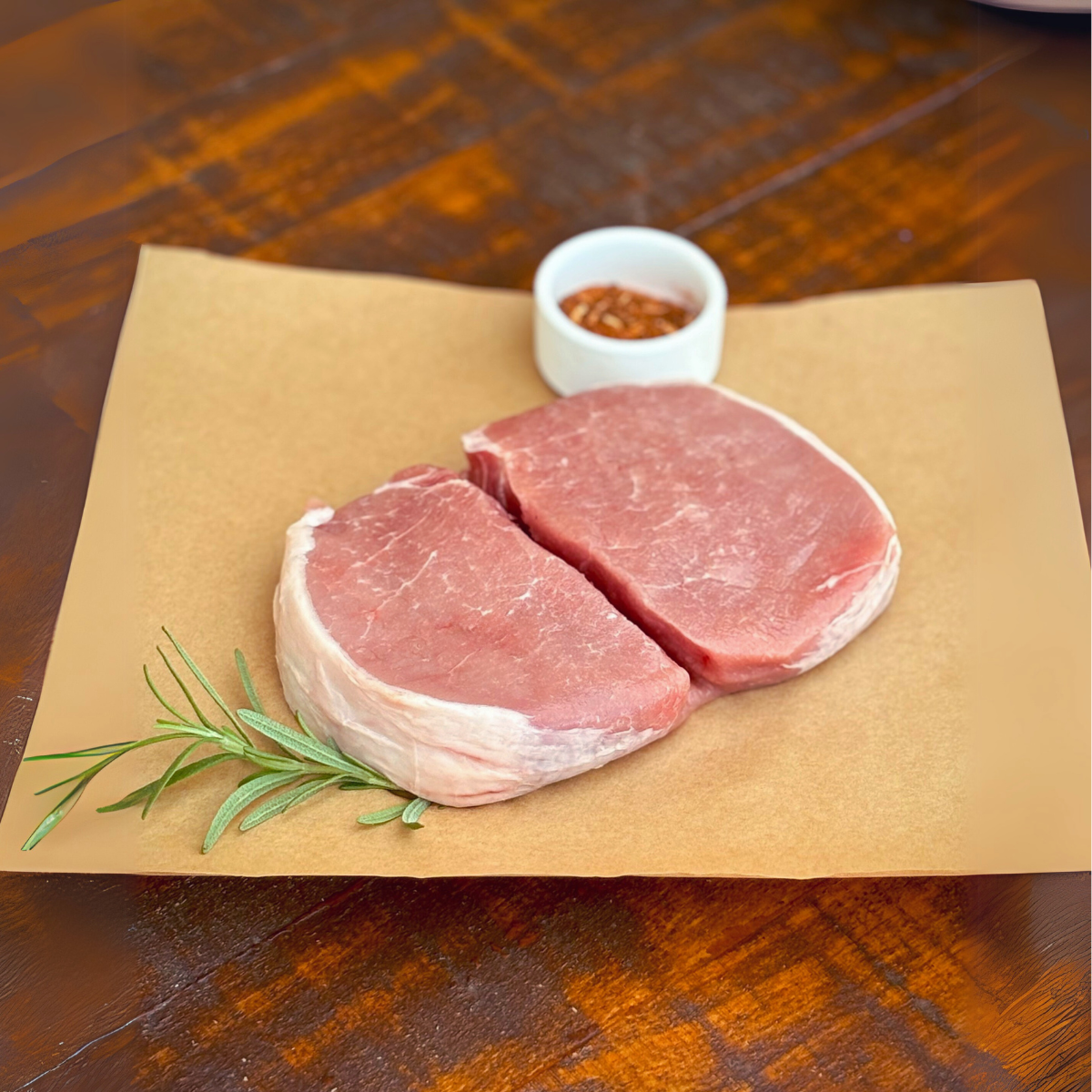 Pastured Pork Butterflied Chops, Center Cut