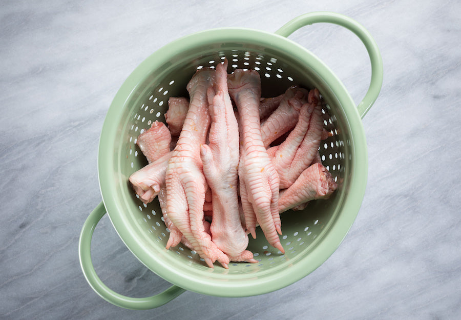 pasture raised chicken feet