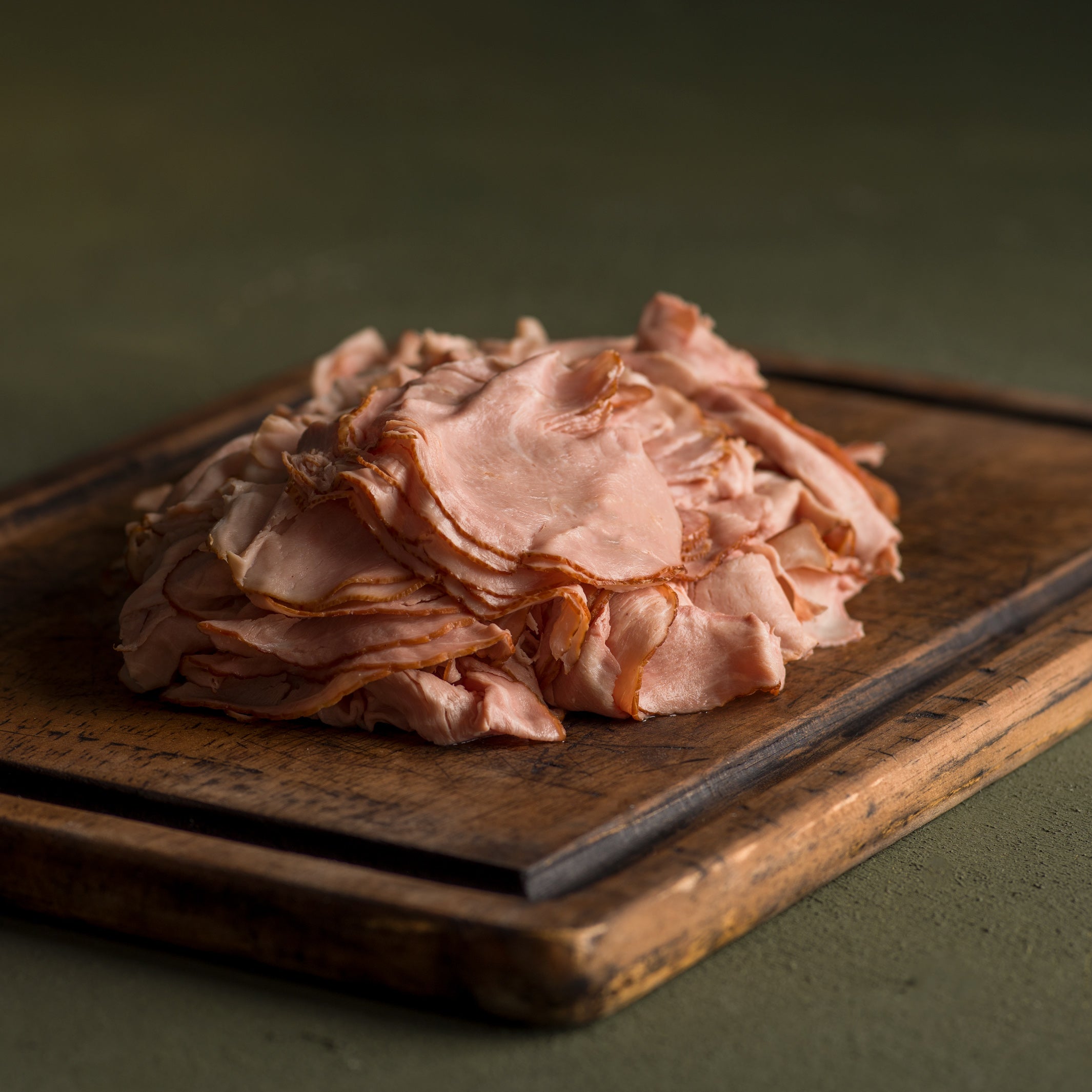 Pastured Hickory Smoked Thinly-Shaved Ham, Sugar Free