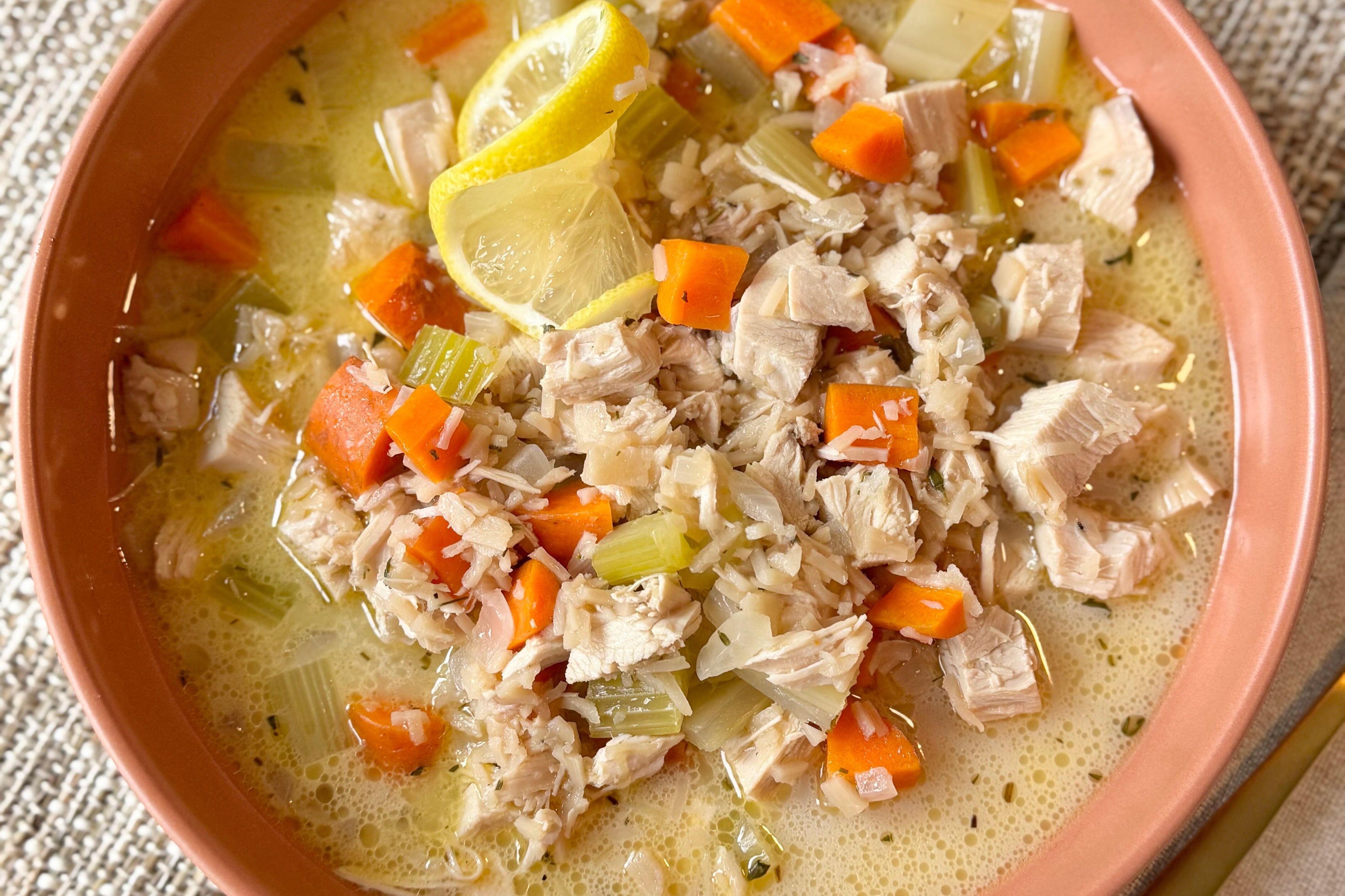 Creamy Turkey and Rice Soup
