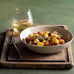 Gnocchi with Winter Squash and Bacon