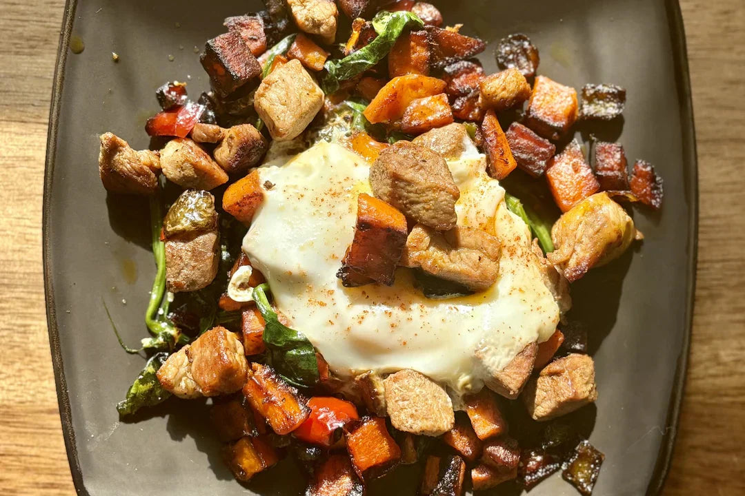 Chicken and Veggie Breakfast Skillet