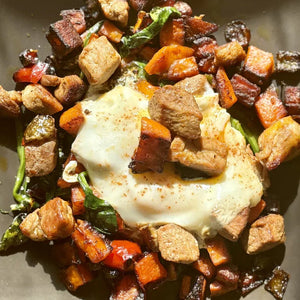 Chicken and Veggie Breakfast Skillet