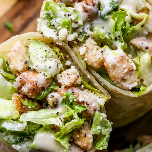Quick Chicken Caesar Wraps