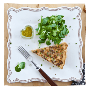 Lamb and Spinach Quiche