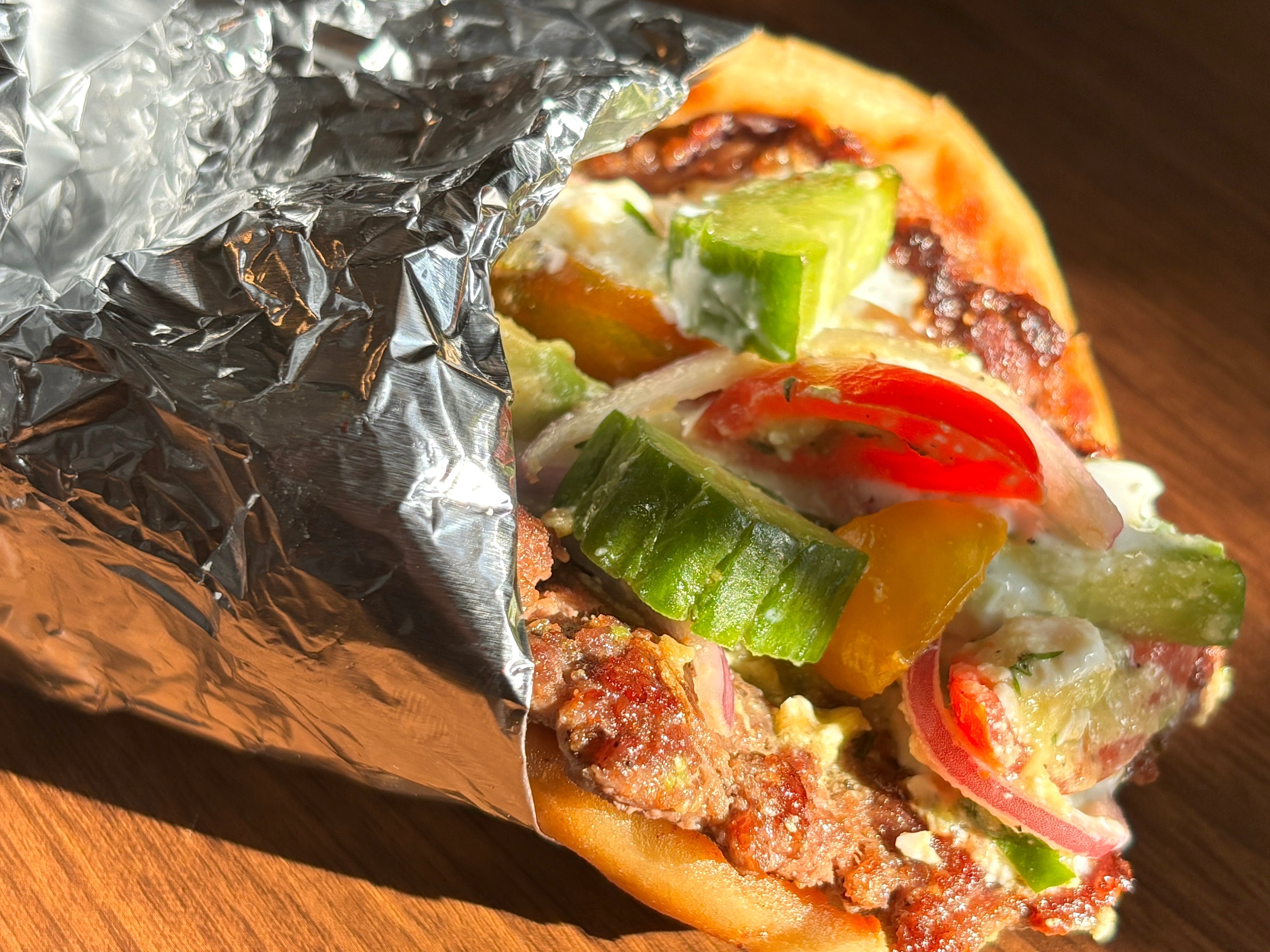 Smash & Savor Lamb Gyros