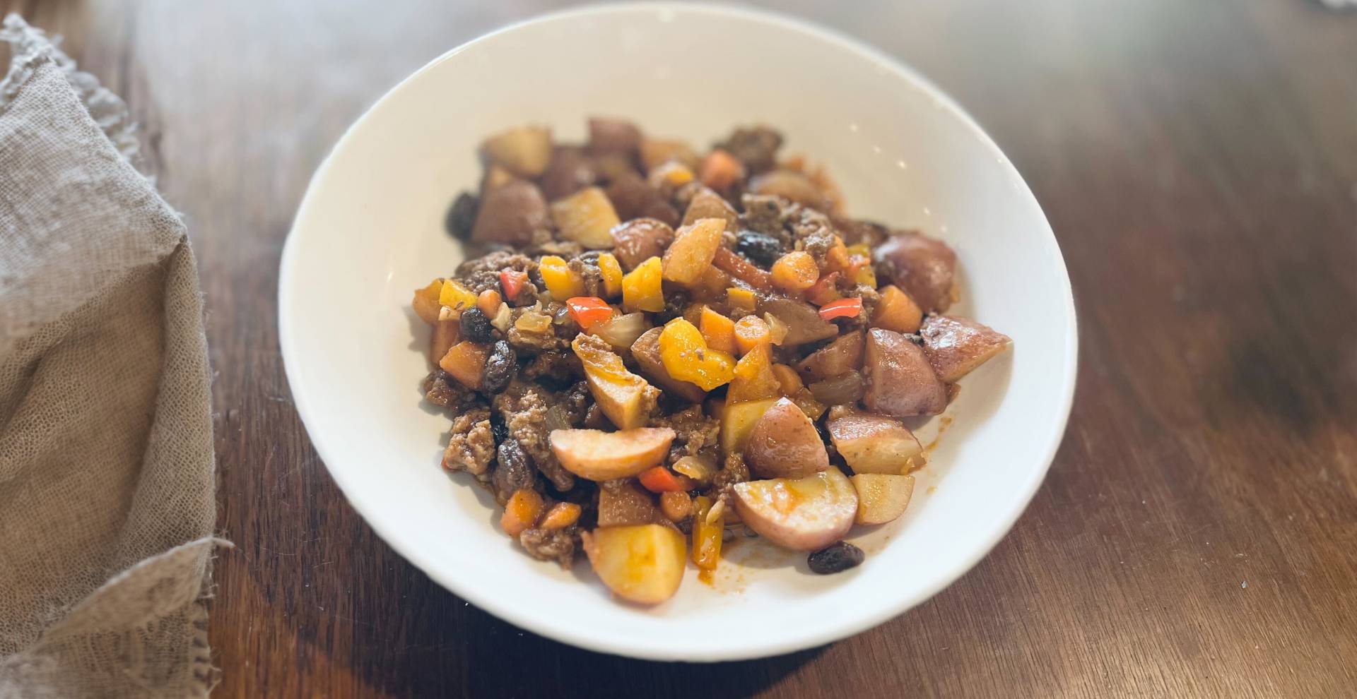 Picadillo Beef with Potatoes and Carrots