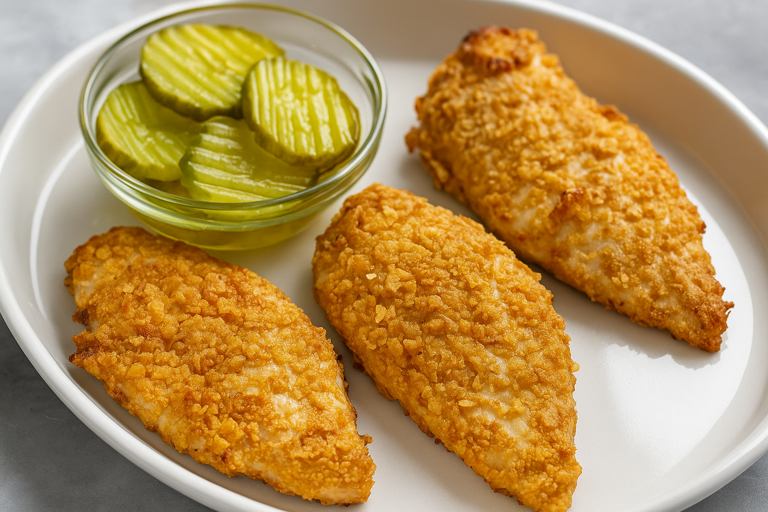 Pickle-Brined, Potato-Crusted Chicken