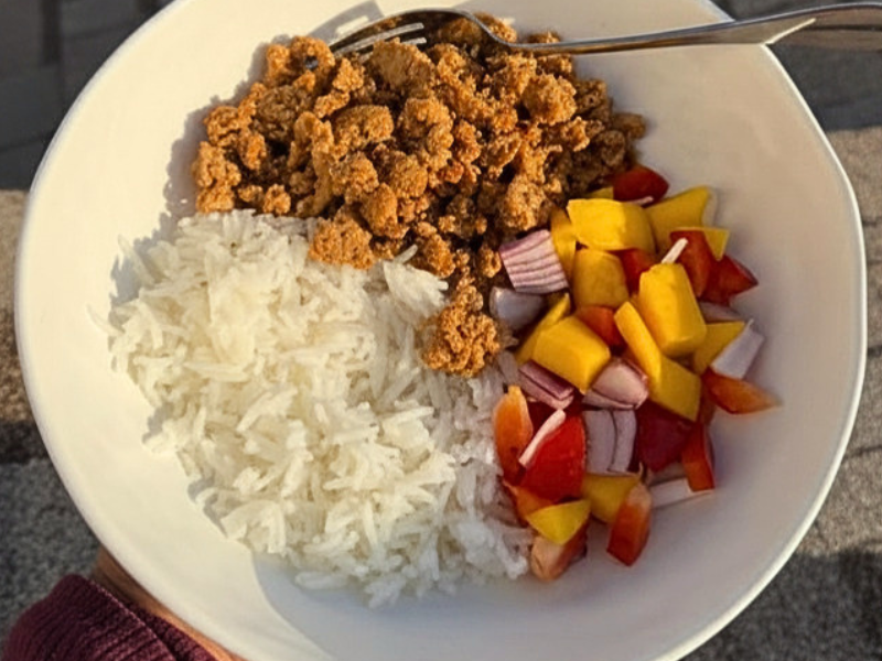 Al Pastor Chicken Rice Bowl