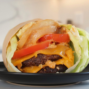 Double Stack Protein Burger Wraps