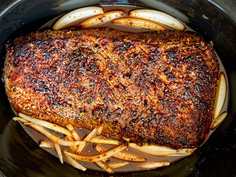 Slow Cooker BBQ Brisket