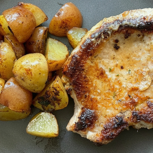 Ranch Crusted Pork Chops