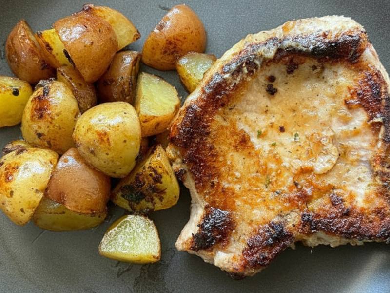Ranch Crusted Pork Chops