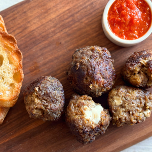 Mozzarella Meatball Bites
