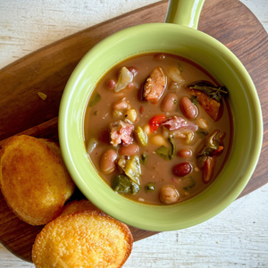 Bean Soup with Smoked Ham Hock