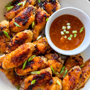 Hot Honey Peach Wings