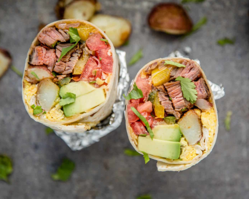 Steak Breakfast Burrito