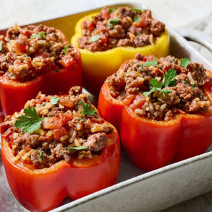 Grass-Fed Beef Stuffed Bell Pepper