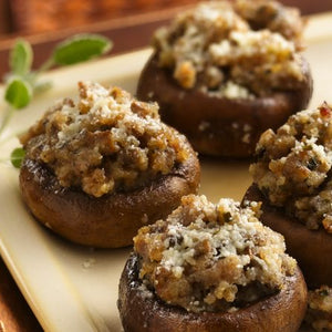 Sausage Stuffed Mushroom Caps