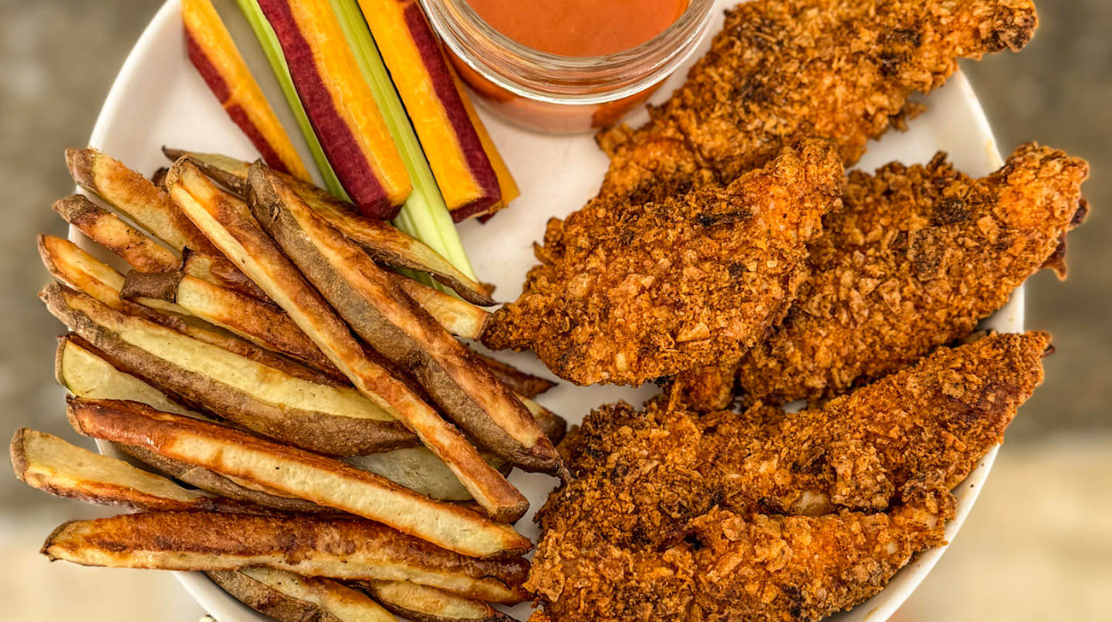 Crispy Baked Fajita Chicken Tenders (Paleo-Friendly)