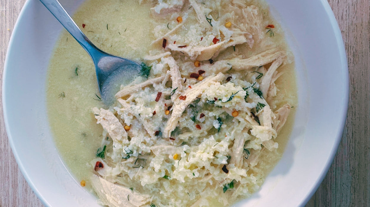 Avgolemono (Greek Lemon Chicken Soup)