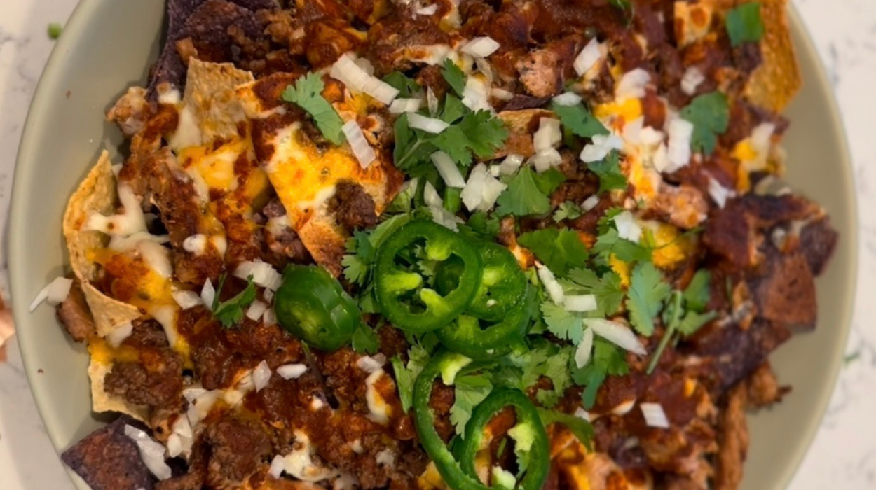 Ground Pork Nachos